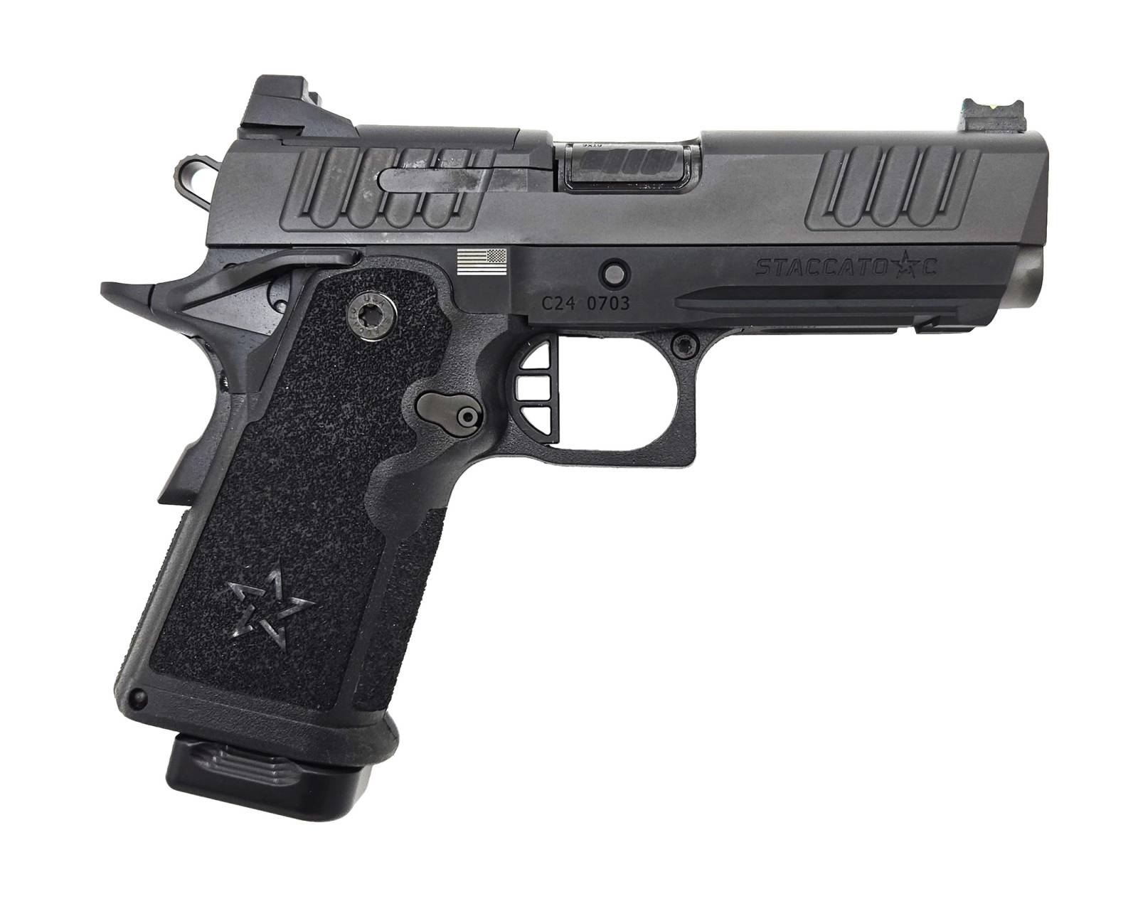 All New Staccato C Optics Cut Pistol W Compact Grip