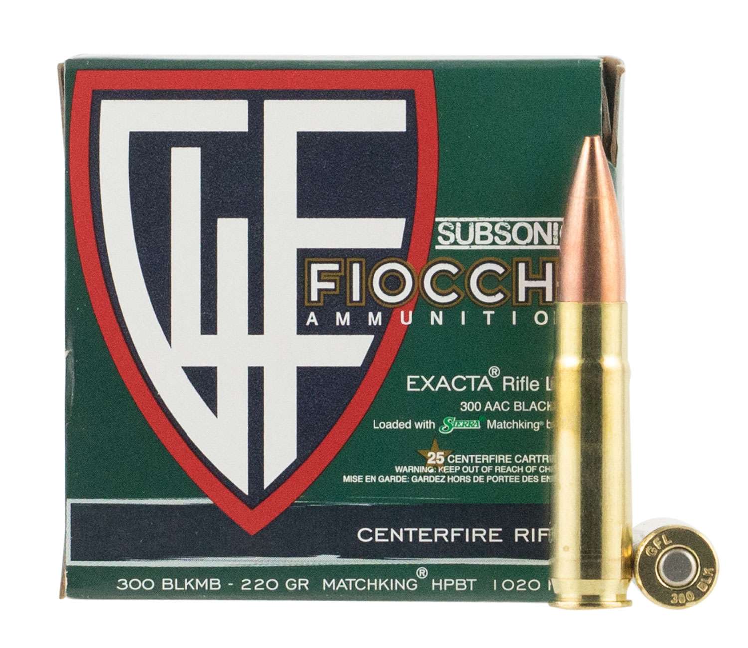 Fiocchi Extrema 300 Blackout 220 Gr Sierra MatchKing Boat Tail Hollow