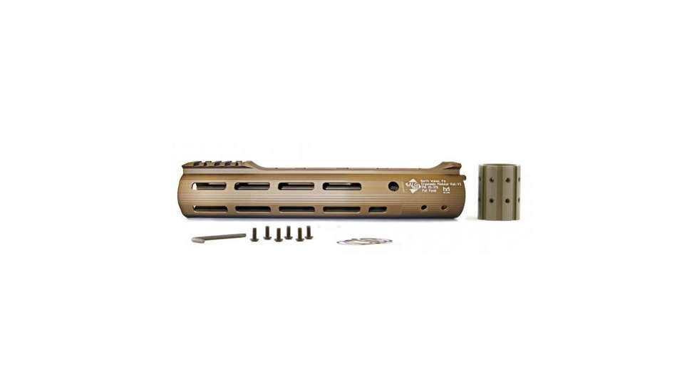 Alg Defense Ar Handguard Emr Ergonomic Modular Rail Desert Dirt Color 10 V2 M Lok