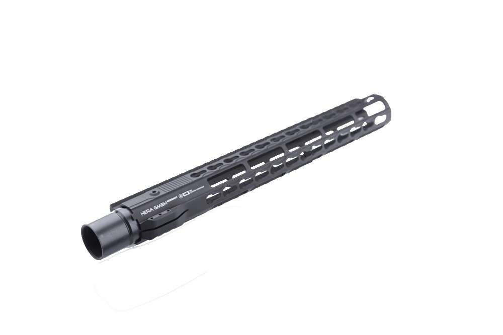 Hera Hera 110507 Irs AR15 Rifle Aluminum Handguard With Keymod Black Hard Coat Anodized 15