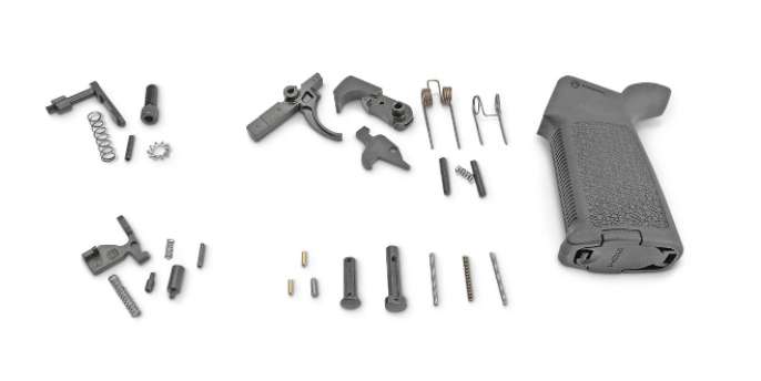 Anderson AR15 Lower Parts Kit Black Premium Magpul Moe Grip