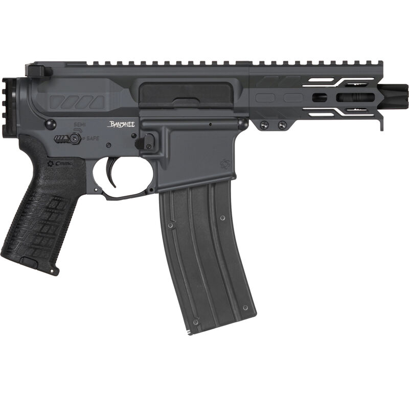 Cmmg Pistol Banshee MK4 .22LR 4.5 25RD End Cap Sniper Grey
