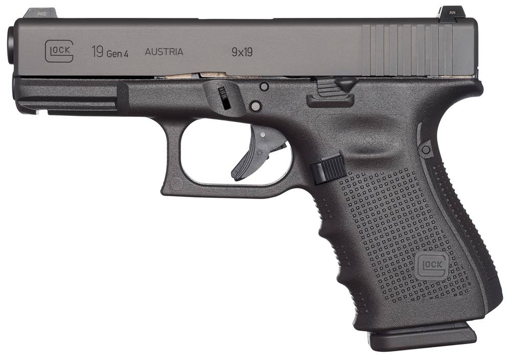 Glock Used Glock UG1950203 G19 Gen 4 Compact 9mm Luger 4...