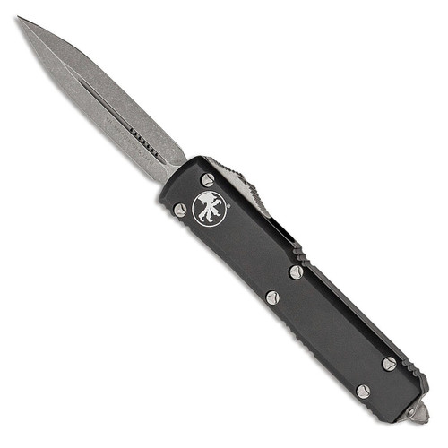 Microtech Ultratech D/E Black Apocalyptic Standard Automatic Knife