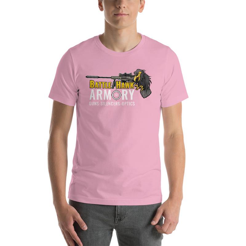 BattleHawk ShortSleeve Unisex Bella + Canvas TShirt Lilac / M