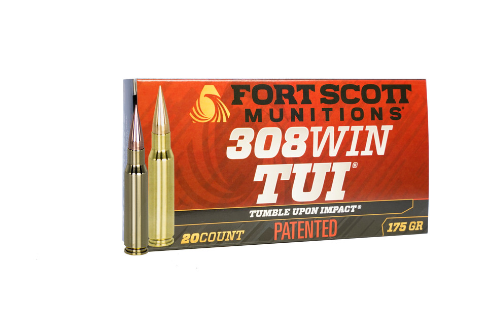 Fort Scott Munitions 308WIN 175GR Tumble Upon Impact 20RD Box