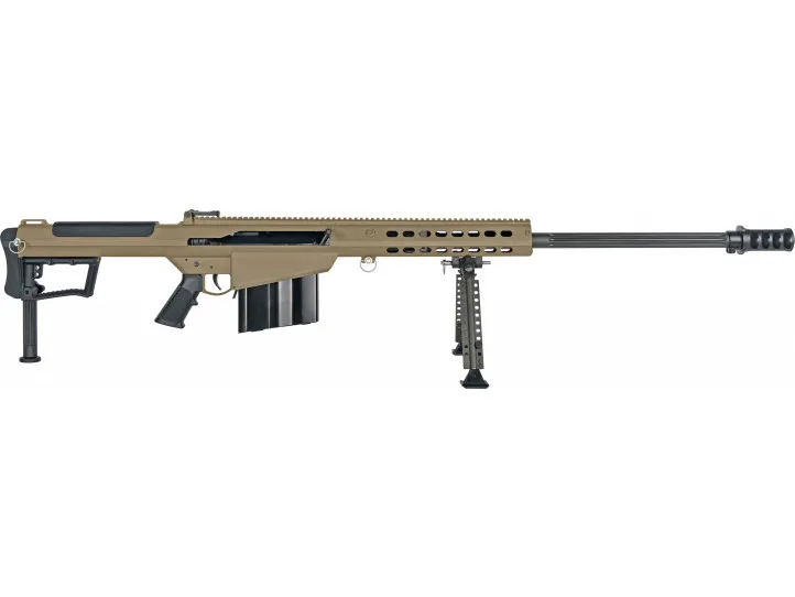 Unleash unrivaled accuracy and firepower with the Barrett M107A1-S .50BMG Rifle. Designed for U.S. Armed Services, it offers enhanced suppressor compatibility, steel receiver, and exceptional performance. Get yours at BattleHawk Armory!