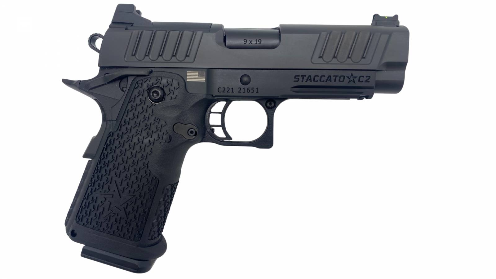 Staccato 2011 C2 AL Frame 9mm Pistol w/ DLC Slide & Barrel