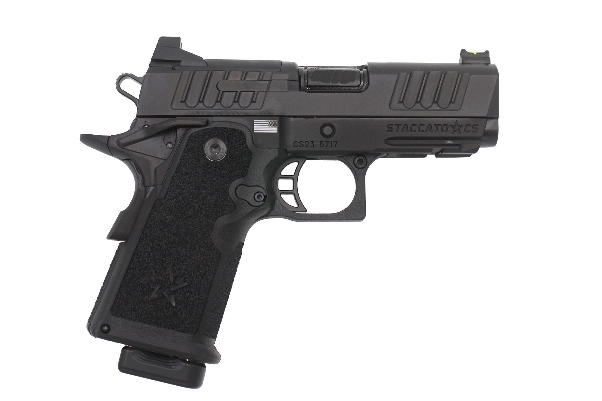 Staccato 2011 CS AL Frame 9mm Optics Ready Pistol w/ DLC