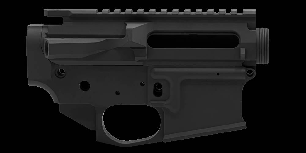 Live Free Armory LF556 Billet Anodized Black Upper / Lower Receiver Set ...