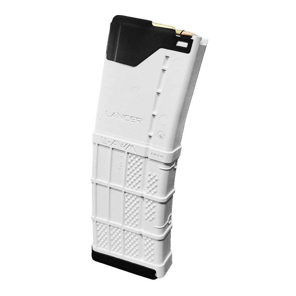 LANCER L5AWM AR-15 5.56X45 30Rd Arctic White Magazine