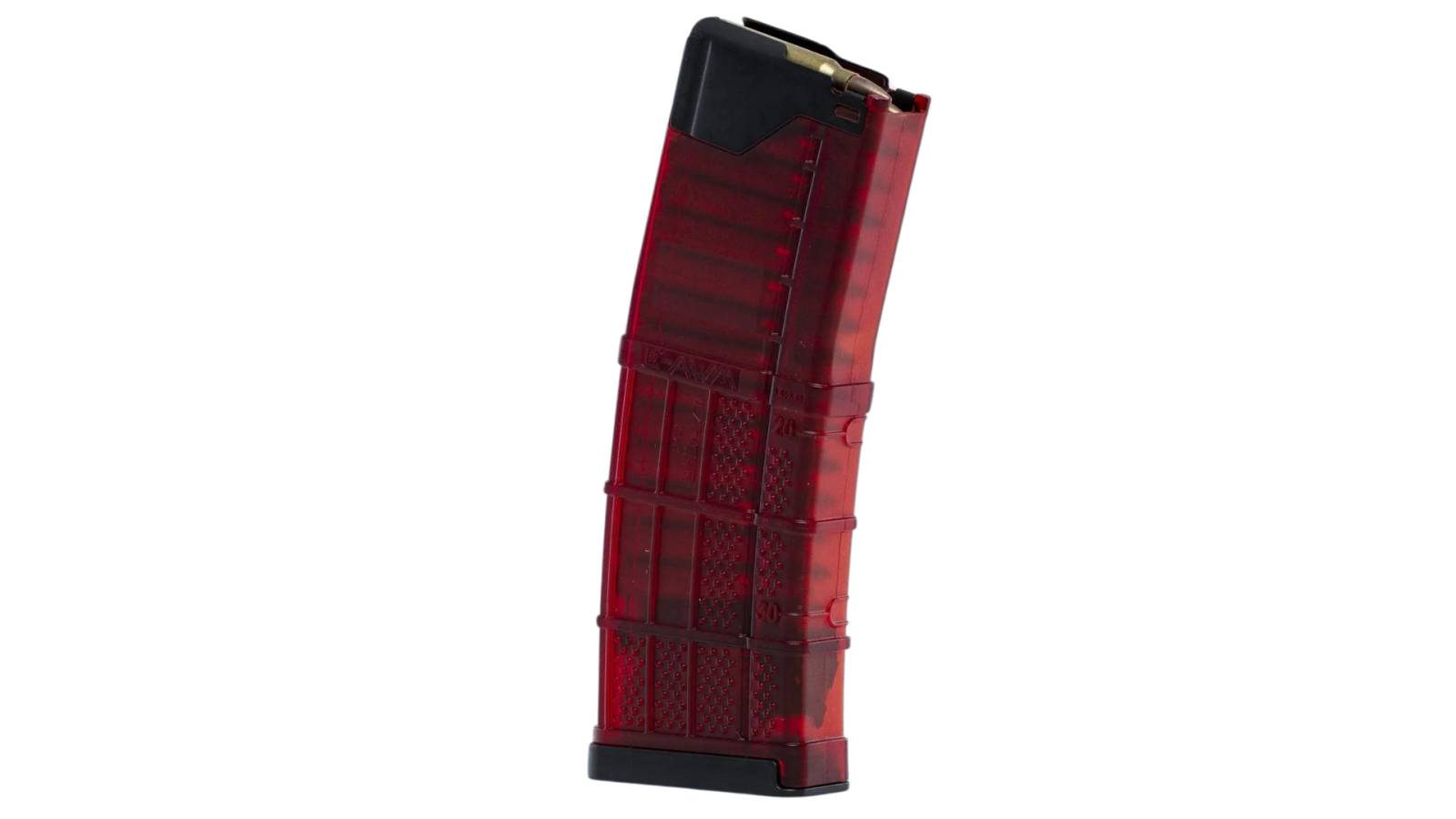 Lancer L5AWM AR-15 5.56x45mm/.223 Translucent Red Magazine | BattleHawk