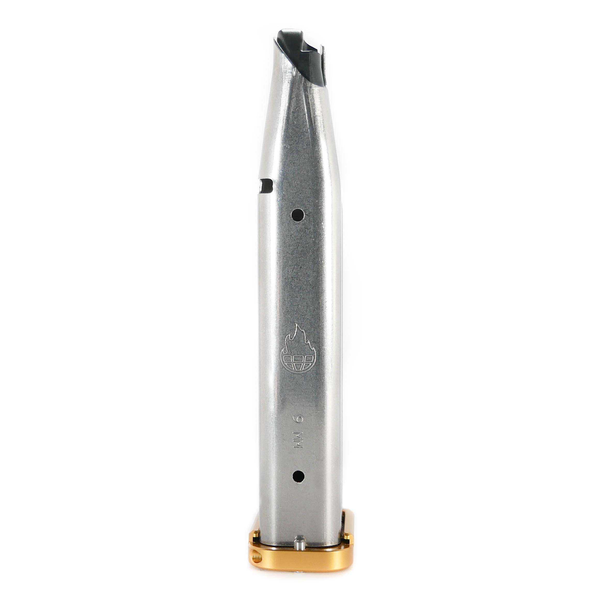 Atlas Gunworks 140mm SLIDELOCK 9mm 21 Round Premium Stainless Steel ...