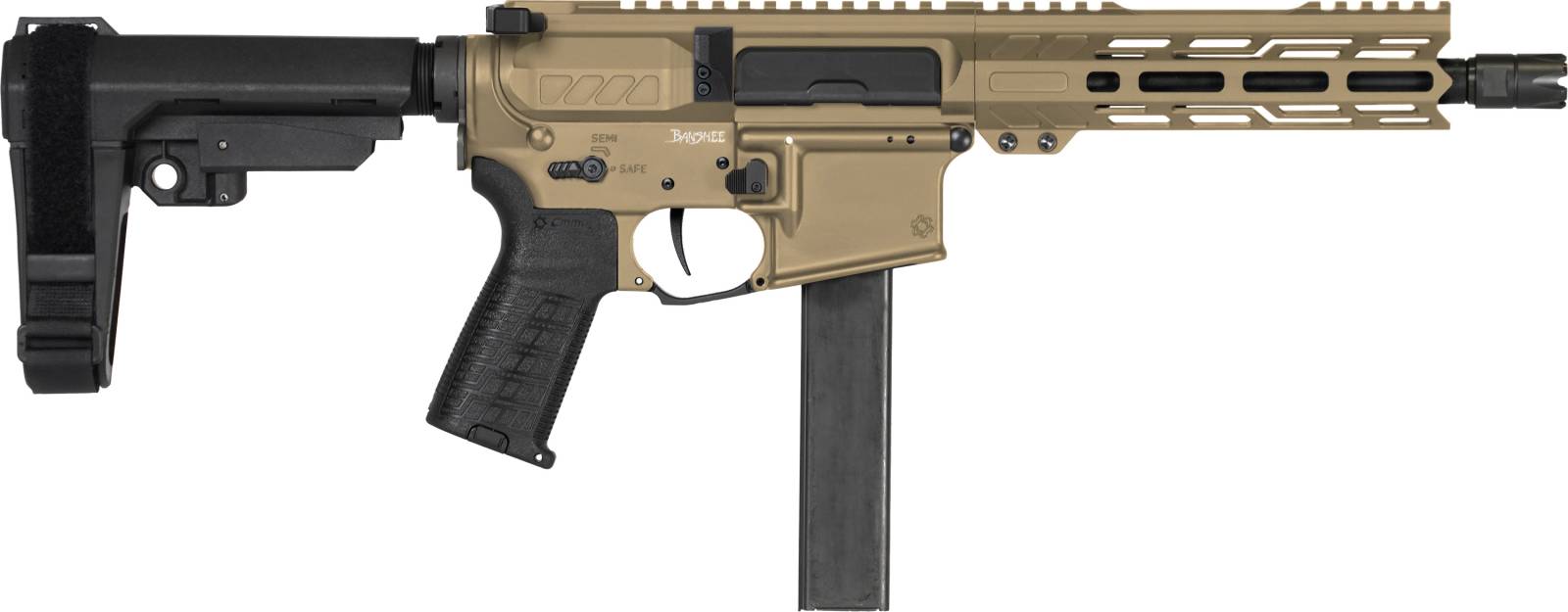CMMG Banshee Mk9 9mm 32rd 8" Barrel Coyote Tan Pis...
