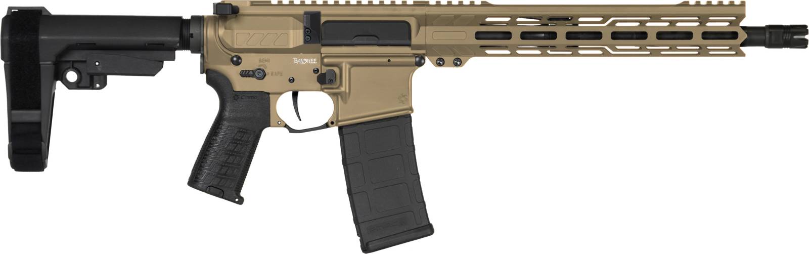 CMMG Cmmg Banshee MK4 300BLK 30RD 12.5 Barrel Coyote Tan Pistol
