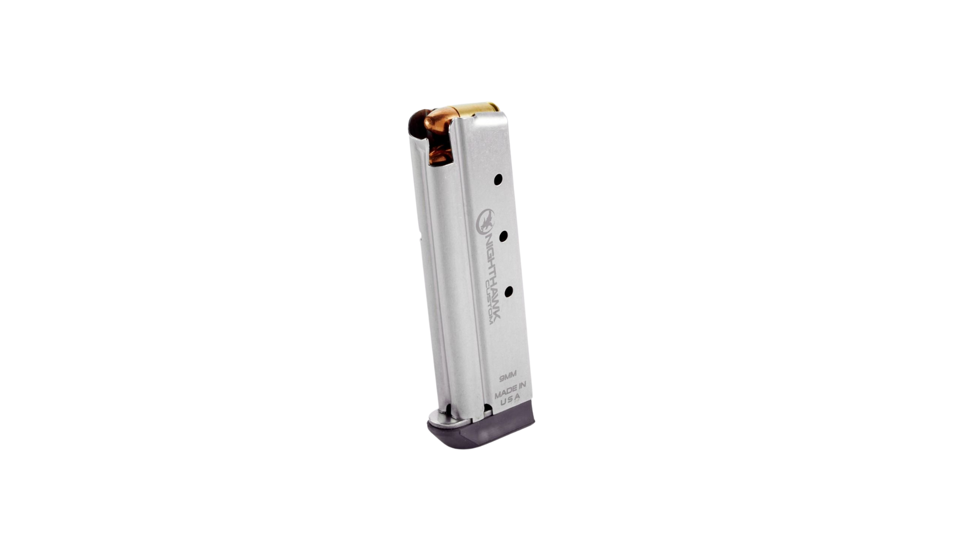 Nighthawk Custom 1911 Officer 9mm 8 Round Stainless Steel Magazine W