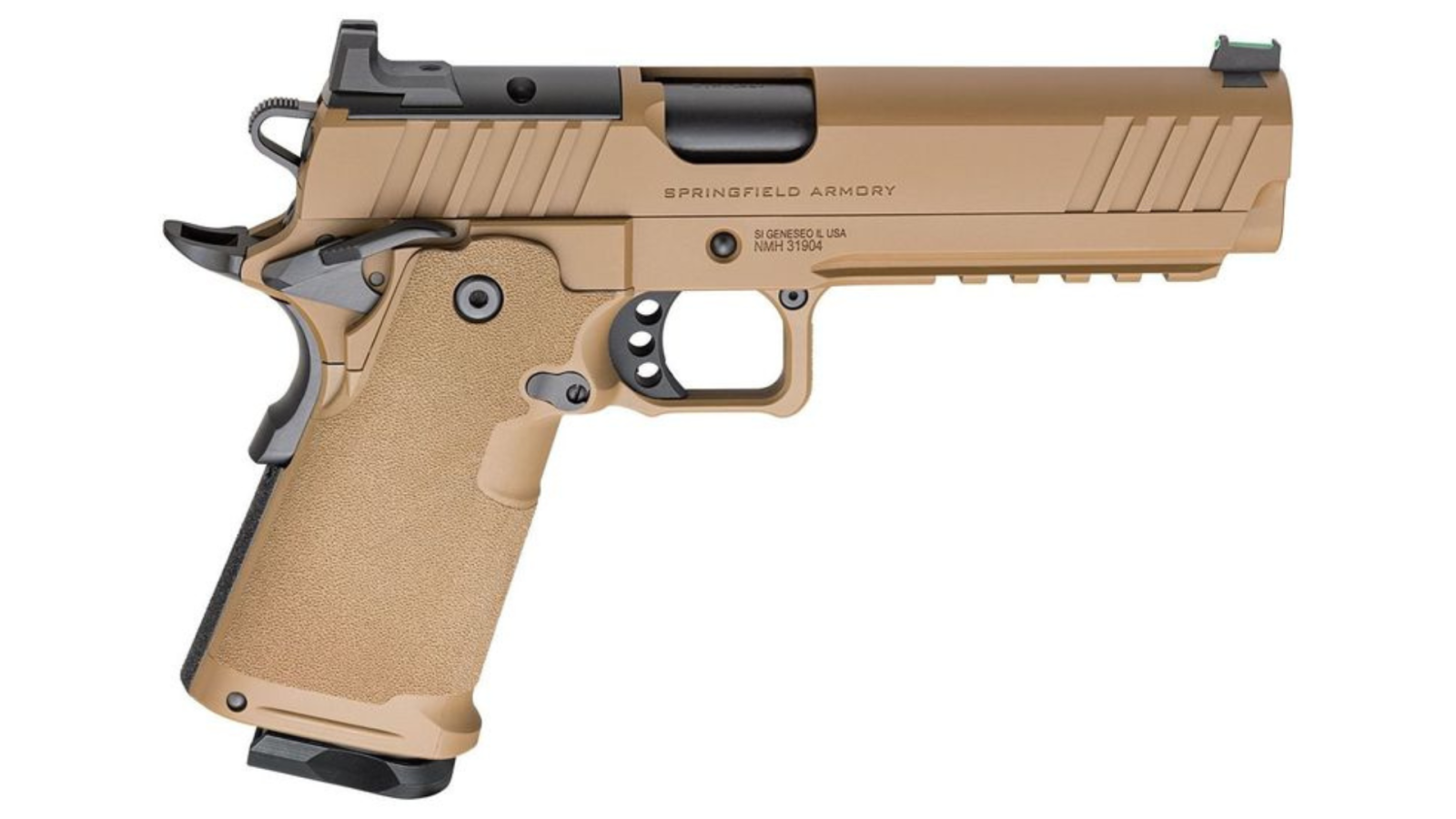 Springfield Armory 1911 DS Prodigy Coyote Brown 9mm Pistol, 10+1 & 5 ...