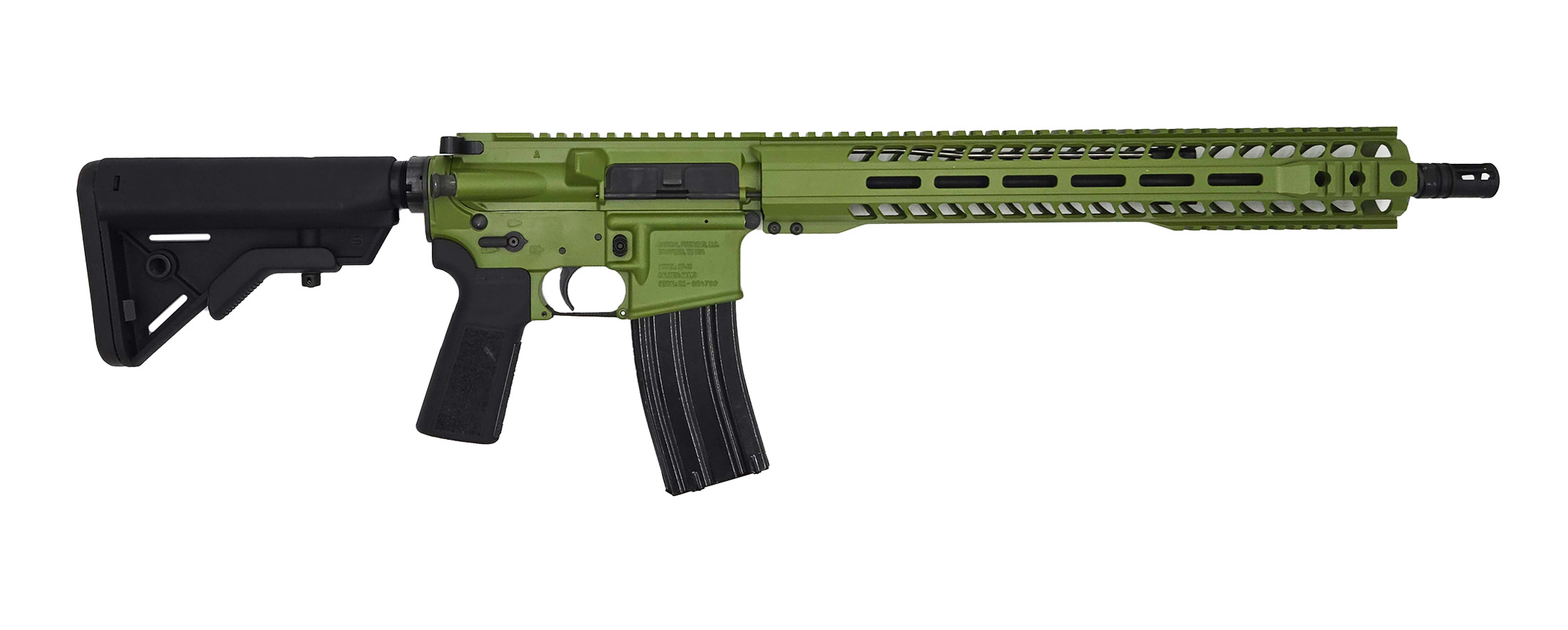 Radical Firearms SOCOM, 5.56 NATO, 16" Barrel, 1- 30 Round Magazine, MHR Rail, Green, Rifle