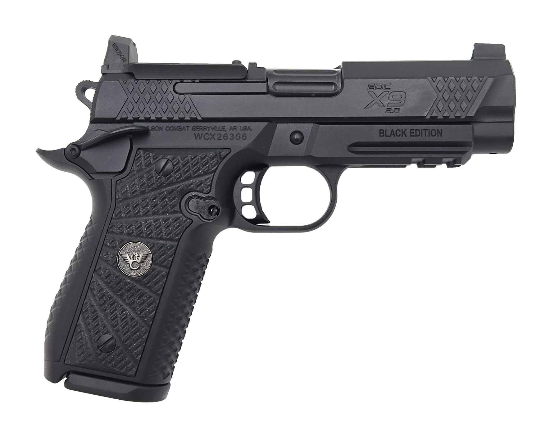 Wilson Combat EDC X9 2.0 Subcompact Black Edition 9mm Pistol