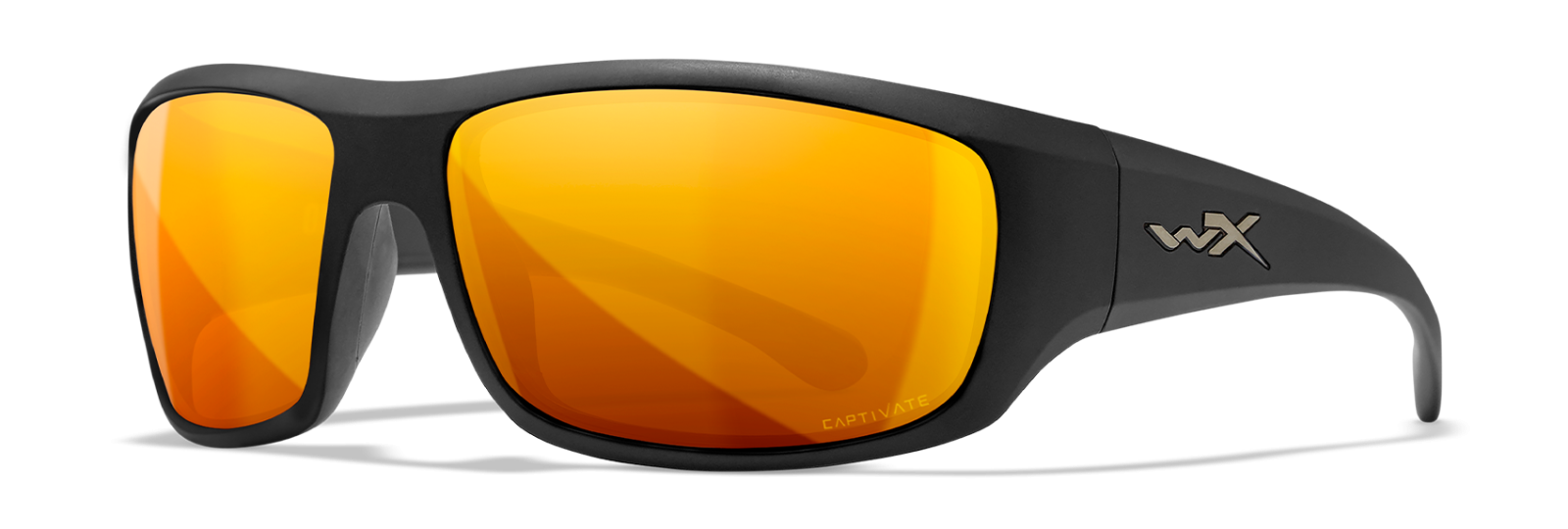 Wiley X Omega Sunglasses CAPTIVATE Polarized Bronze Mirror Lenses