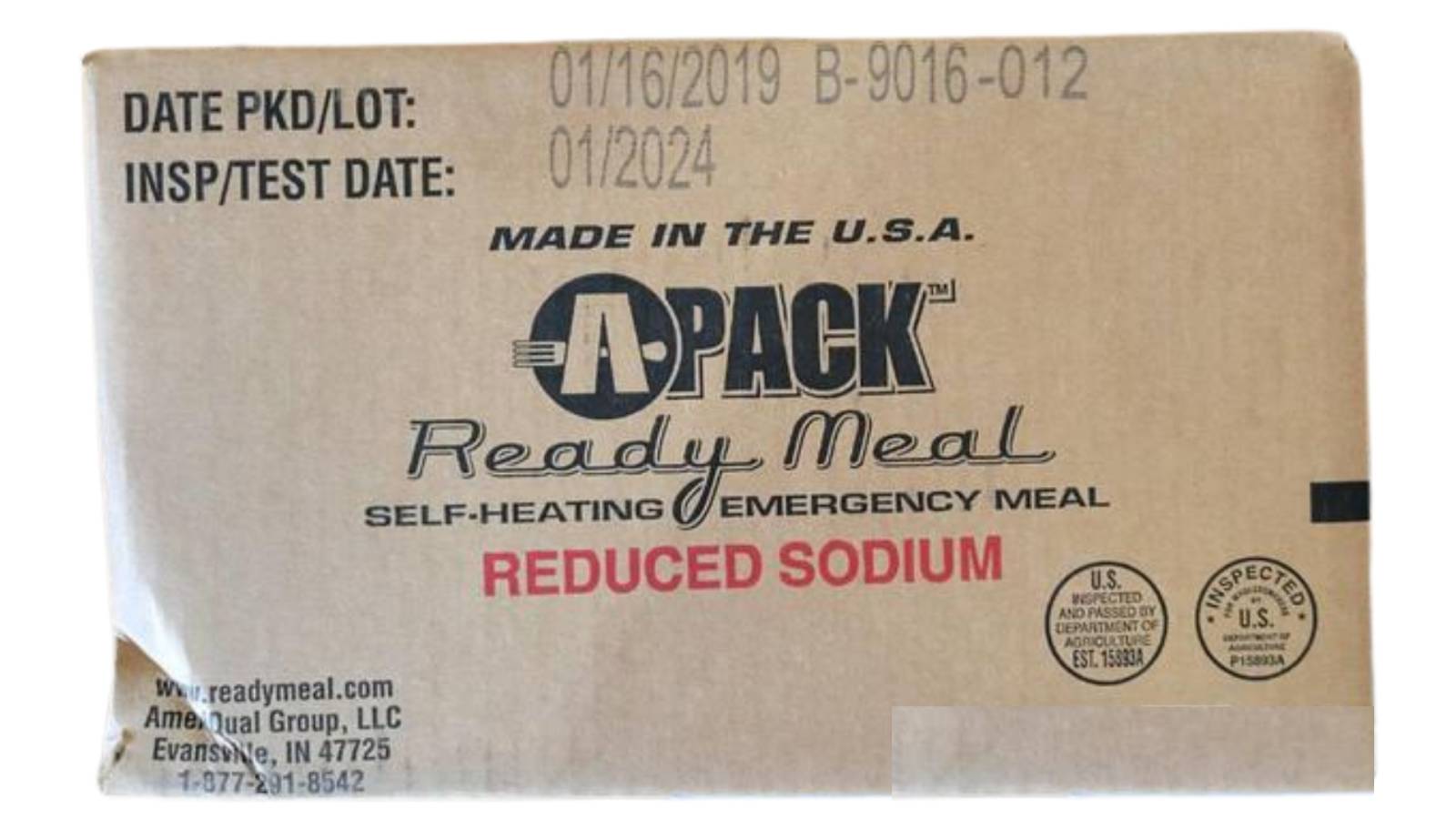 Ready Foods Emergency MRE Meal Ready to Heat & Eat- Military Surplus 12 Pack Case