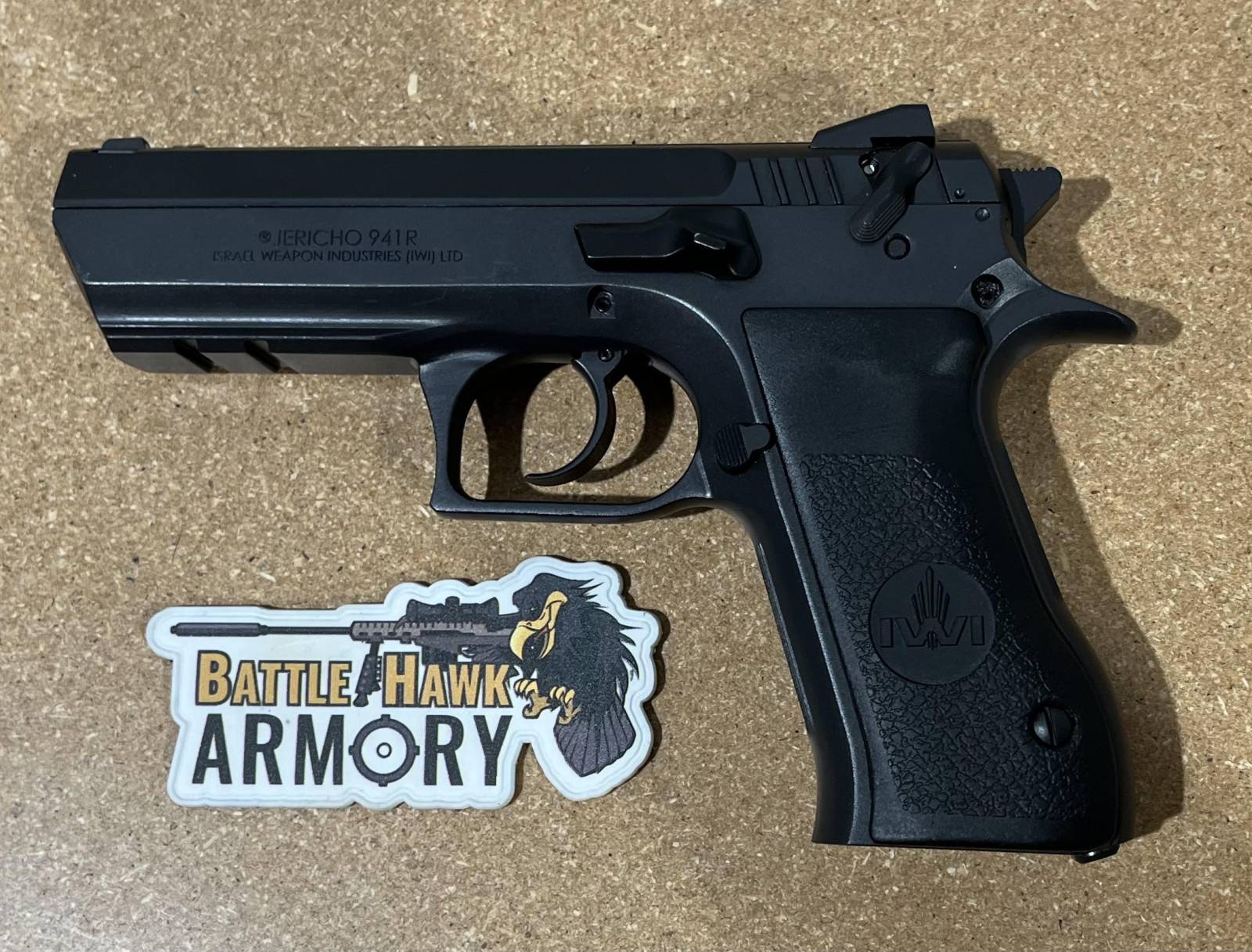 USED IWI JERICHO 941R 9MM 16rd 4.4" Barrel Pistol BattleHawk Armory