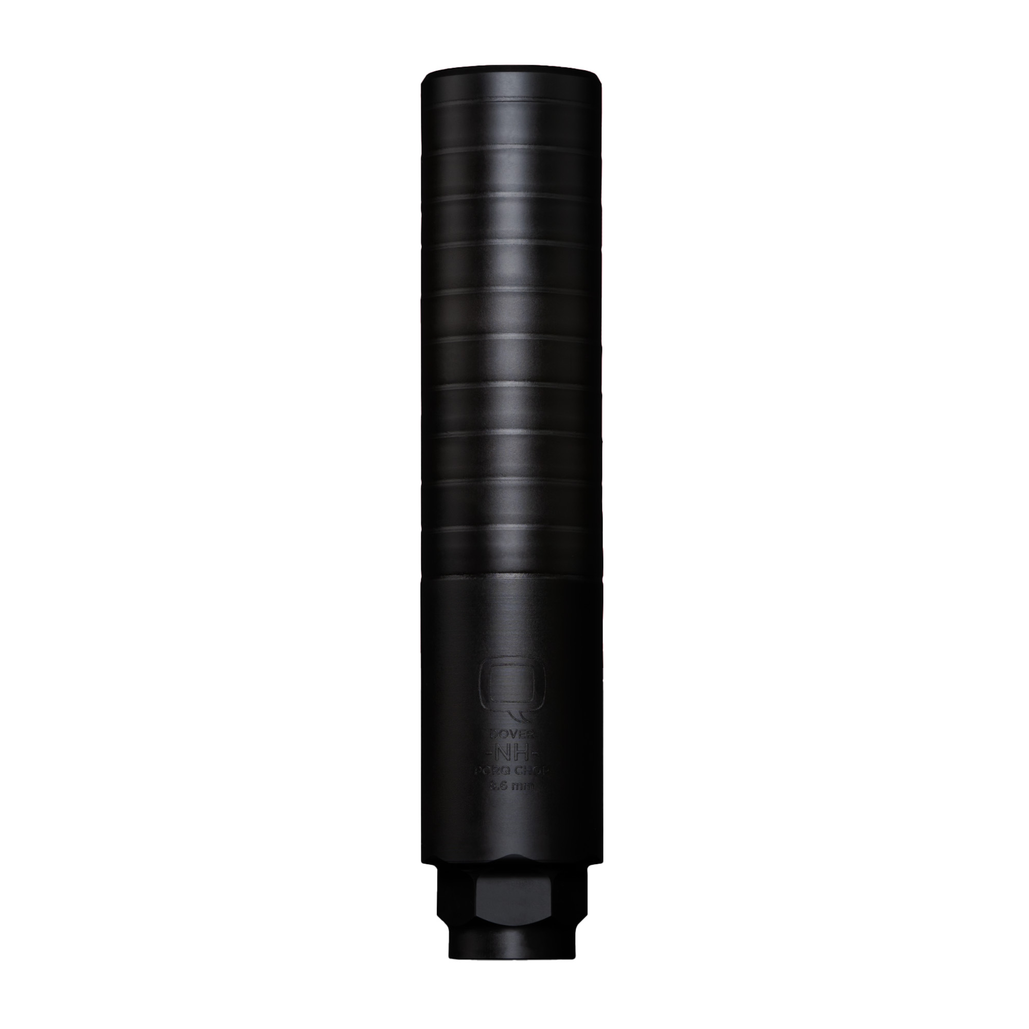 Q Porq Chop, 8.6mm, Black, Suppressor