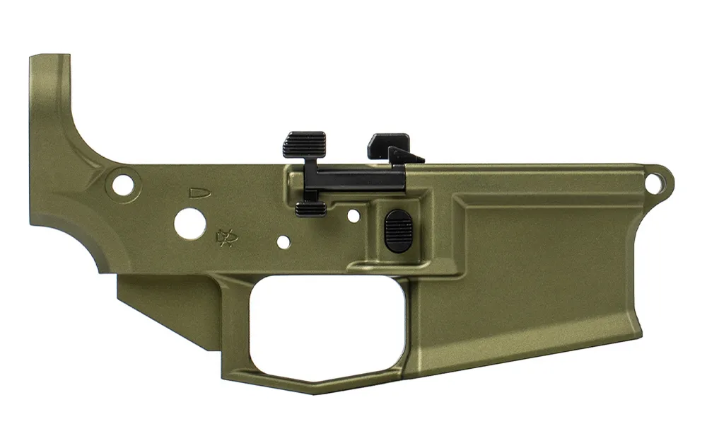 AERO Precision M4E1 PRO OD Green Stripped Lower Receiver