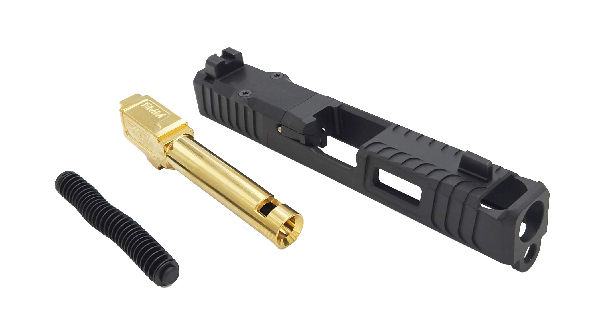 Zaffiri Precision ZPS.B Comp'd Glock 19 Gen 3 Upper, RMR Cut, Gold