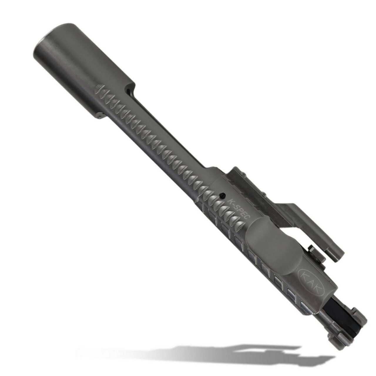 Kak Industry K Spec Enhanced Ar 15 Bolt Carrier Group Dual Ejector Down Vent Sand Cuts NP3 Chrome Lined