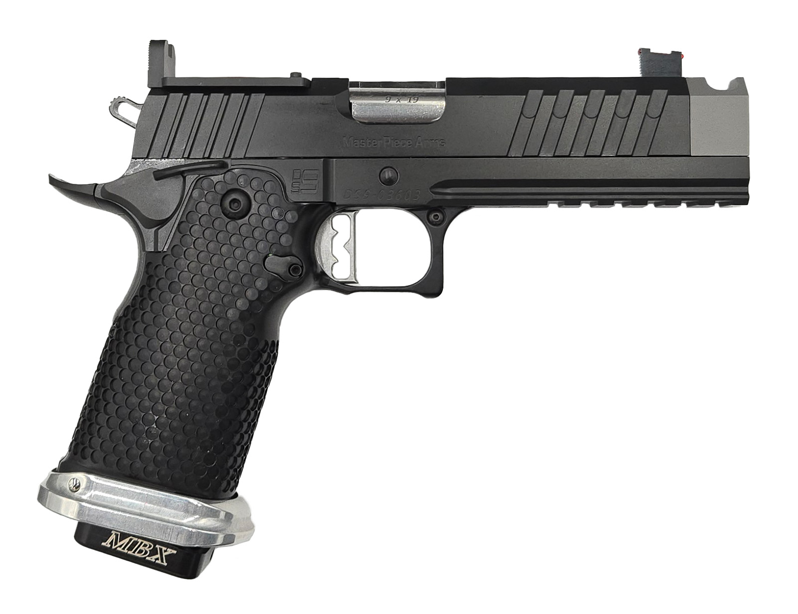 Masterpiece Arms DS9-TC Hybrid 9mm 4.6" Compensated Barrel 2x Mags RMR