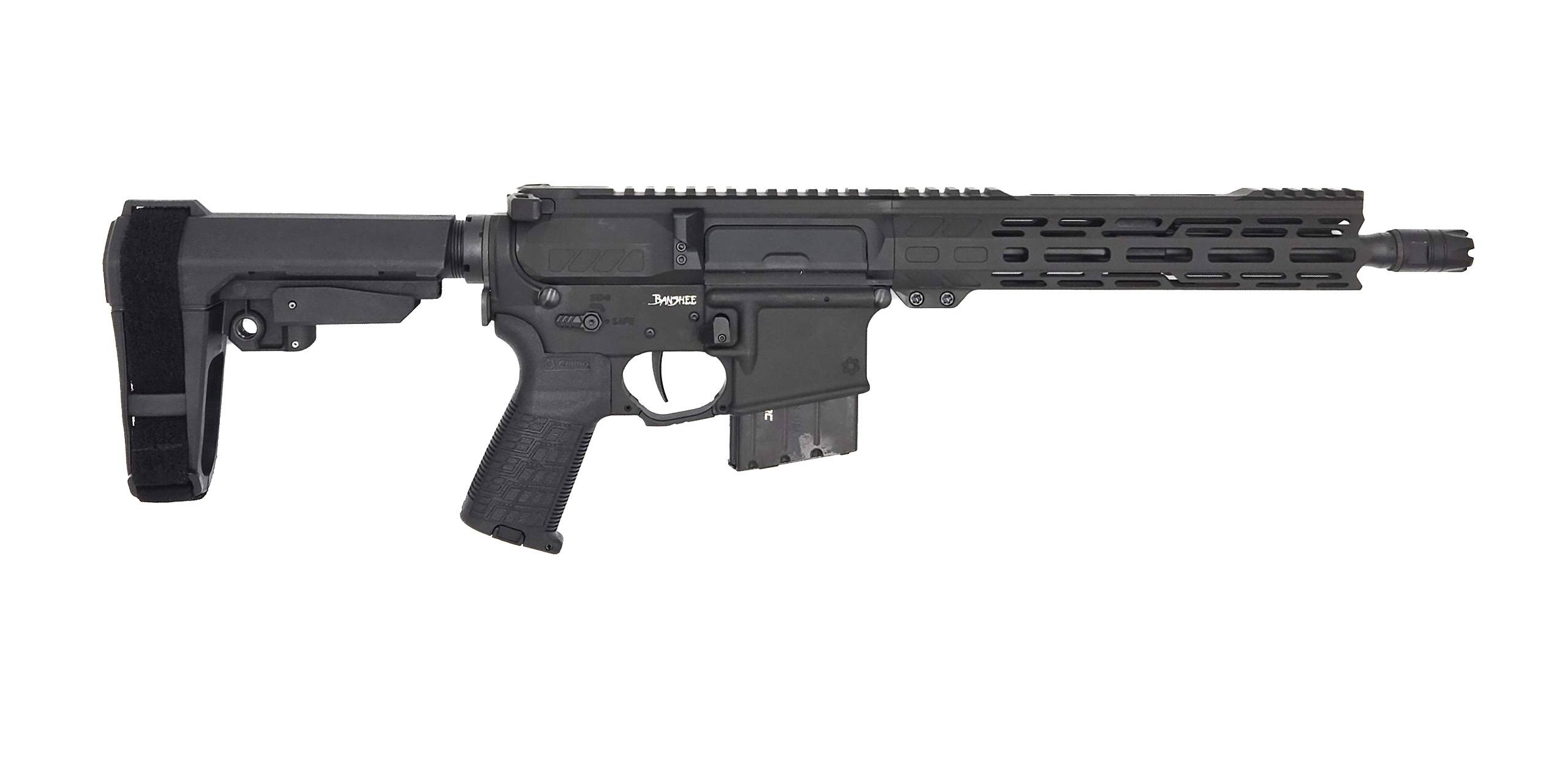 Cmmg Banshee MK4 .338 ARC 10.5 Barrel 1 10RD Magazine Black Pistol