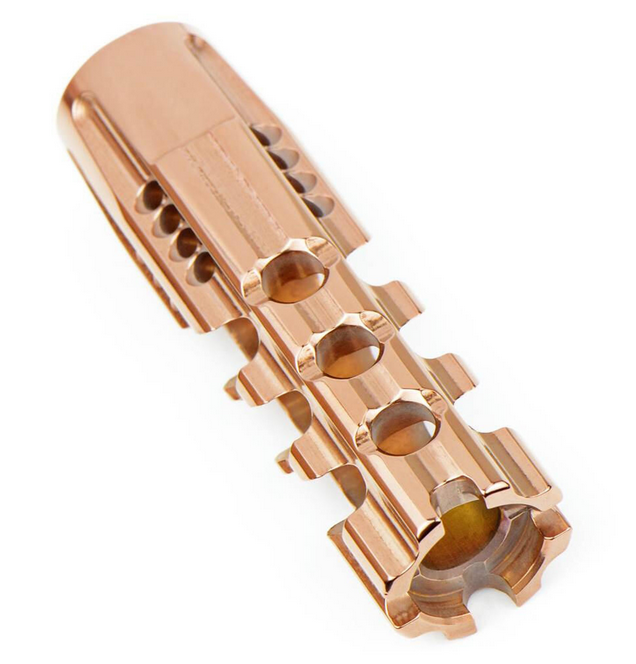F-1 FIREARMS F 1 Firearms Surplus Dragon Slayer Muzzle Break 5.56 1 2X28MM Rose Gold