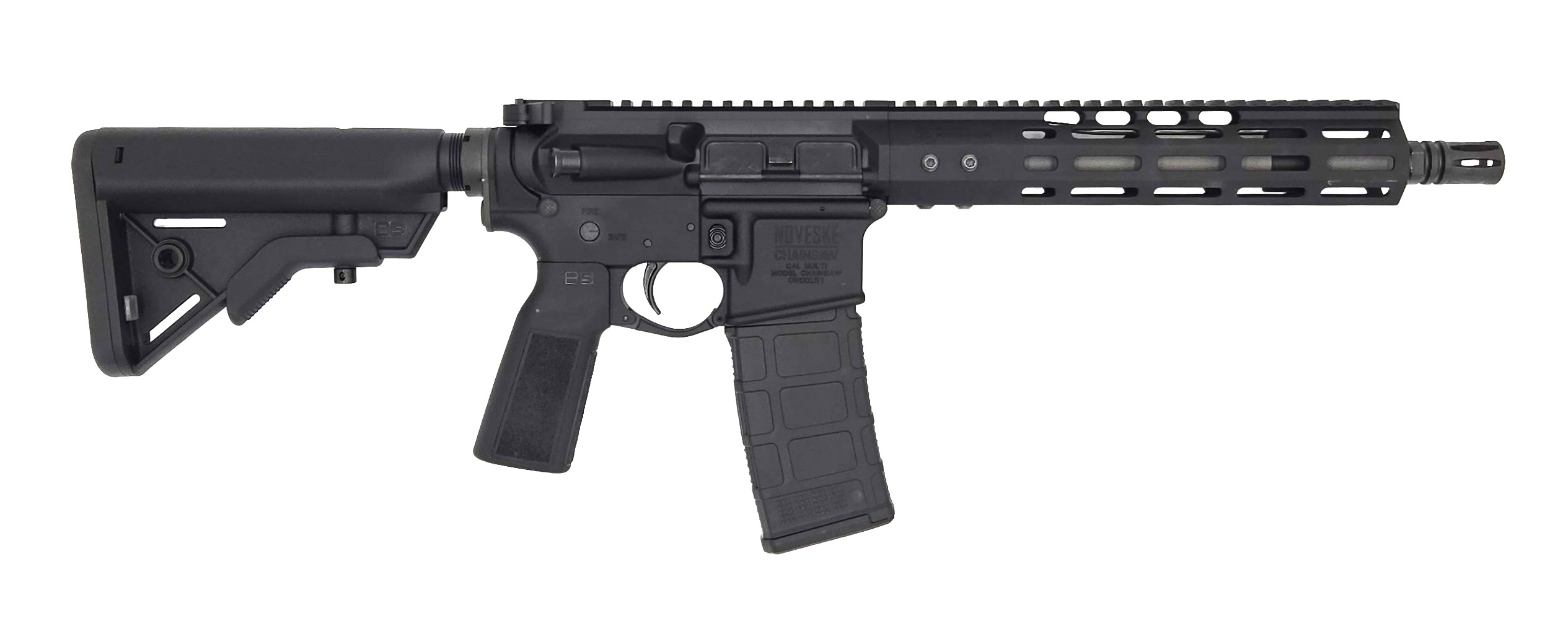 Noveske Chainsaw 5.56MM 10.5 Barrel Sbr 1 30 Round Mag Black Rifle