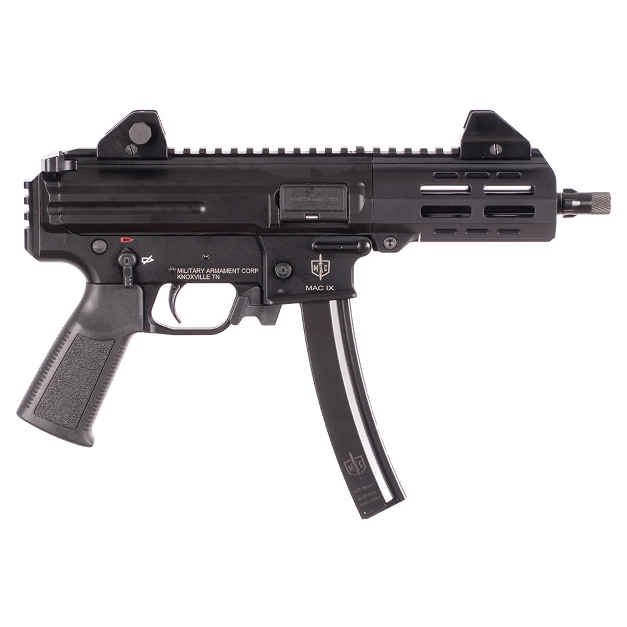 Mac 12755001 Ix 9mm Luger with Threaded Barrel and Picatinny Rail Receiver