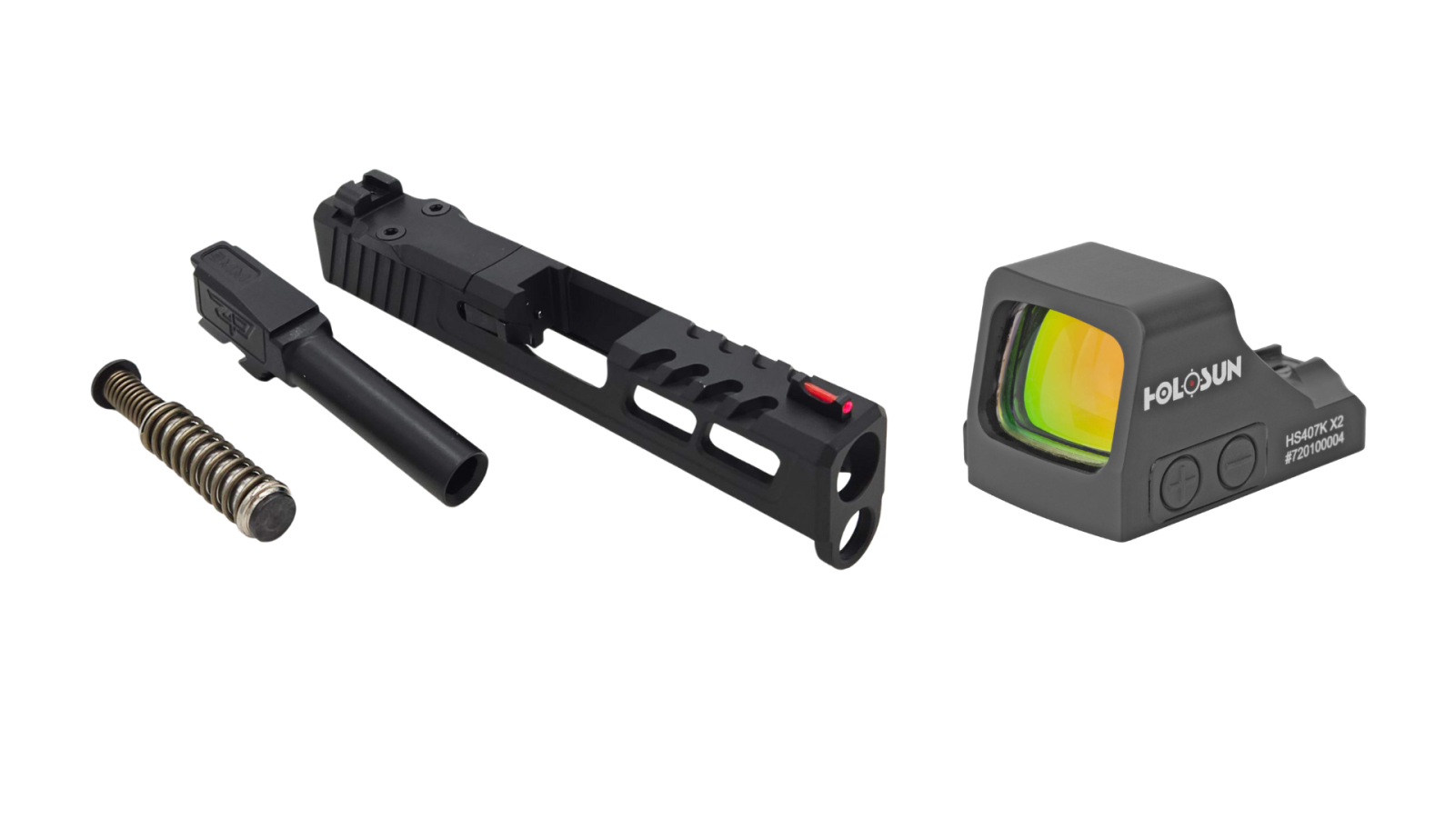 Zaffiri Precision Glock 43 Complete Upper, RMSc Cut, Stainless Guide ...