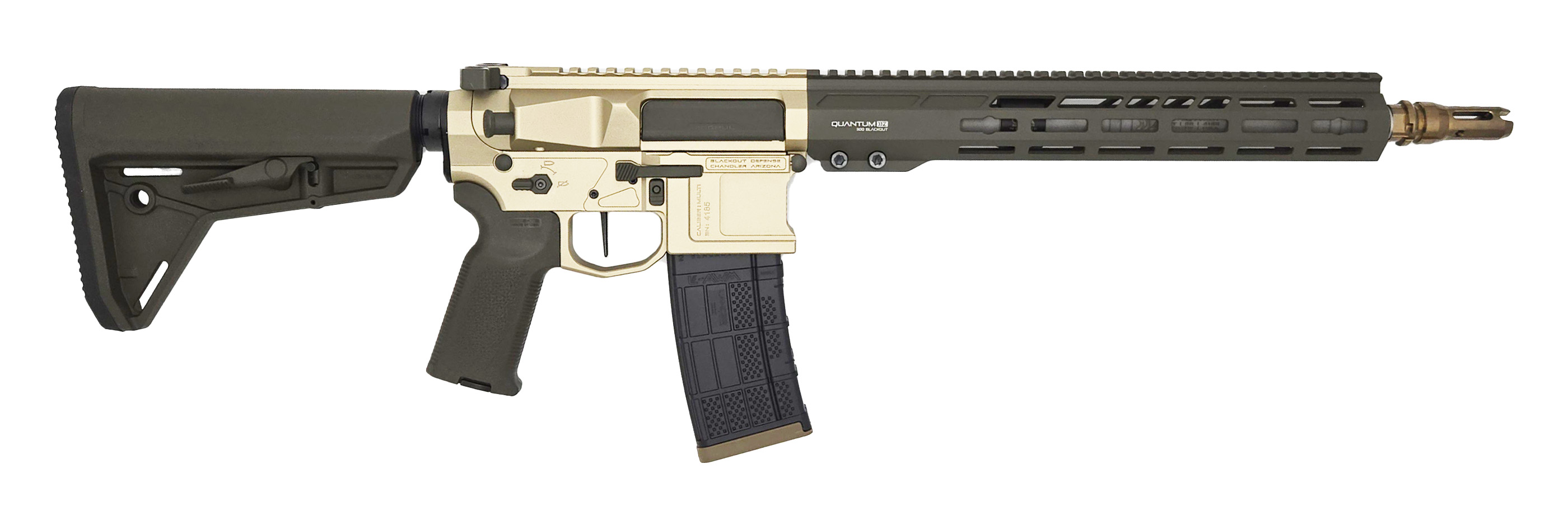 R4 Rifle Rotation Block Blackout Defense Quantum DTL, .300blk, 13.9