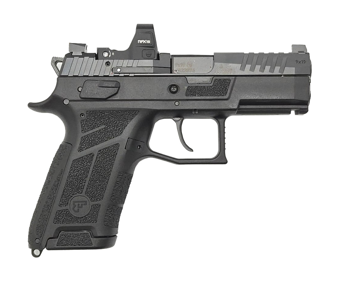 CZ P-09 C Nocturne 9mm with Viridian RFX15 Green Dot