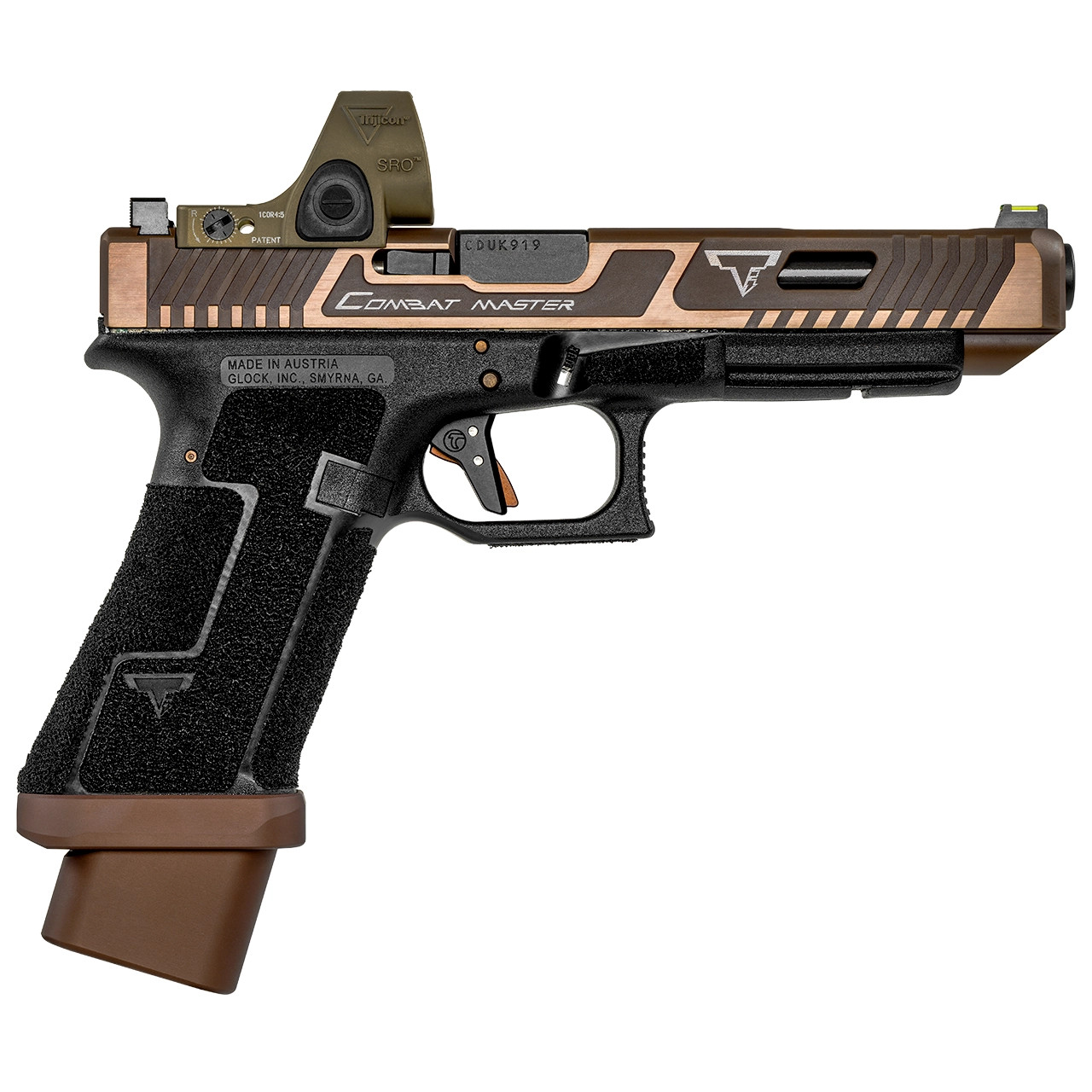 TTI Copperhead Glock 34 Gen3 Custom Pistol BattleHawk Armory