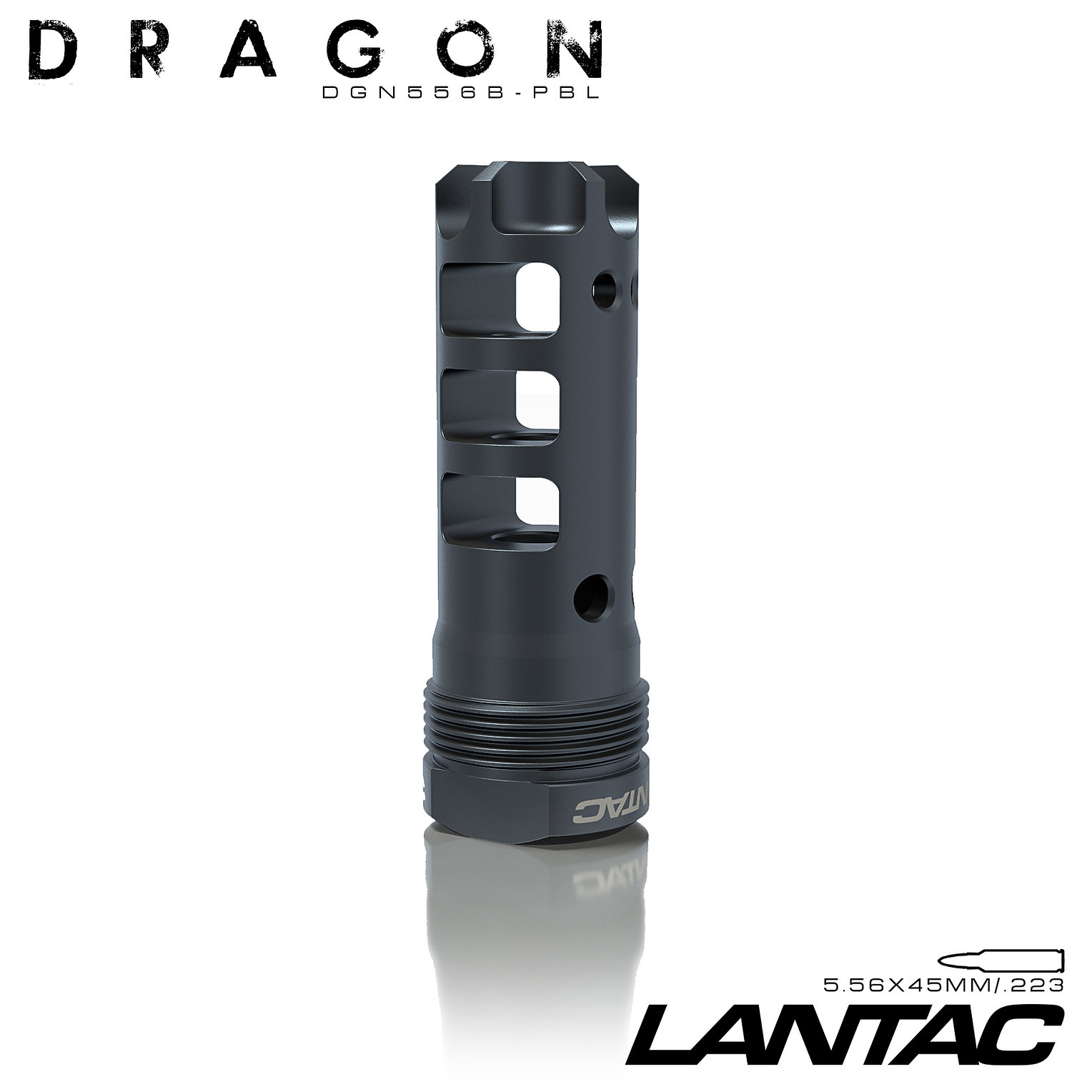 Lantac Dragon Muzzle Brake 223/556 1/2-28 Plan B L...