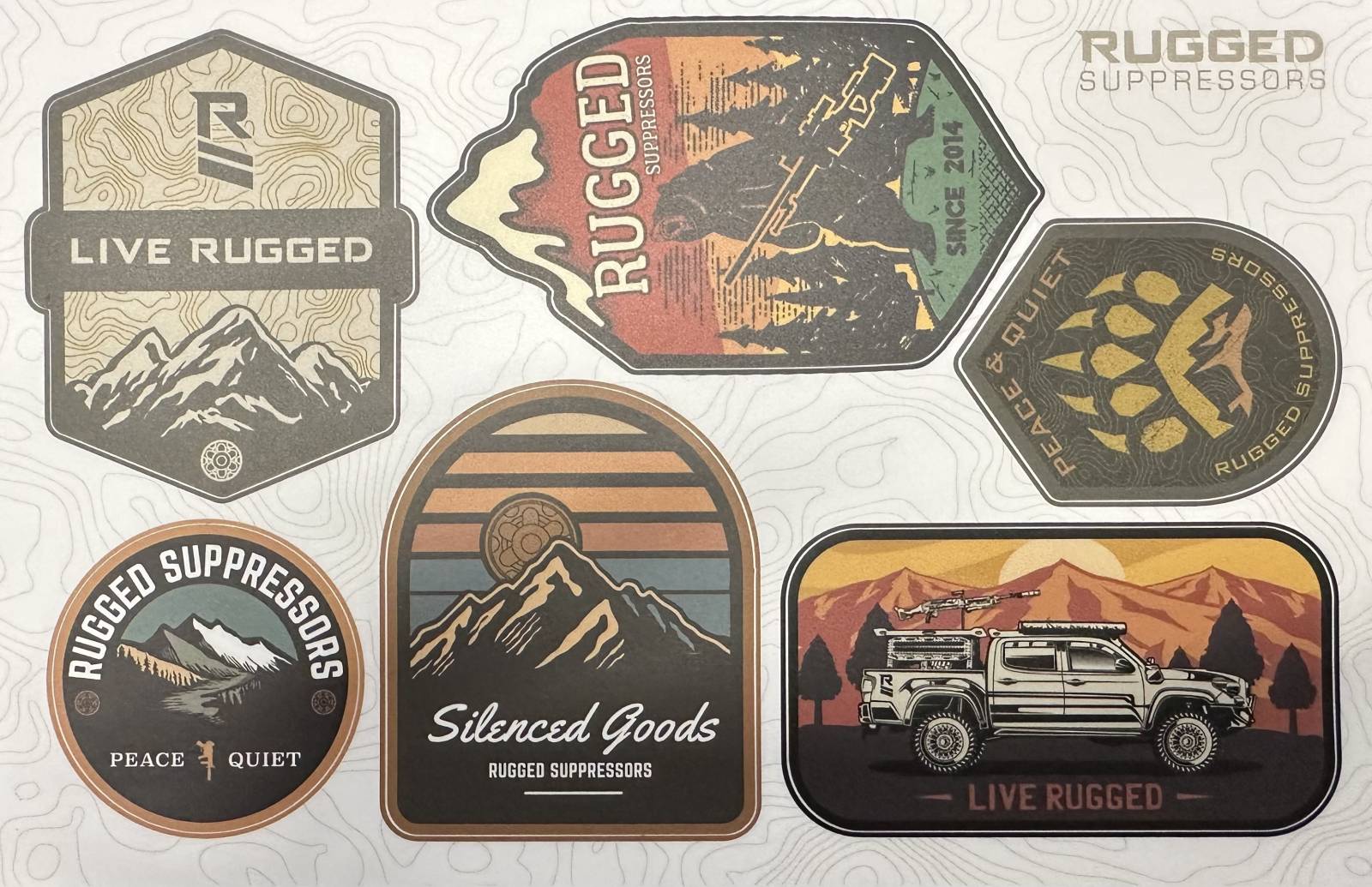 Rugged Sticker Pack | BattleHawk Armory