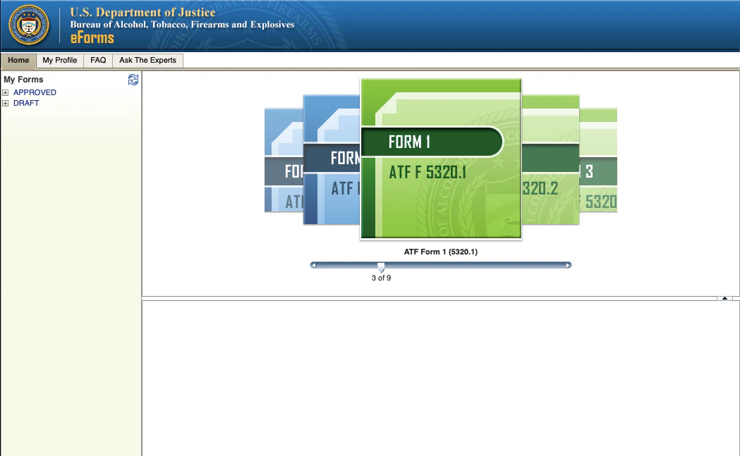 ATF eForms Registration