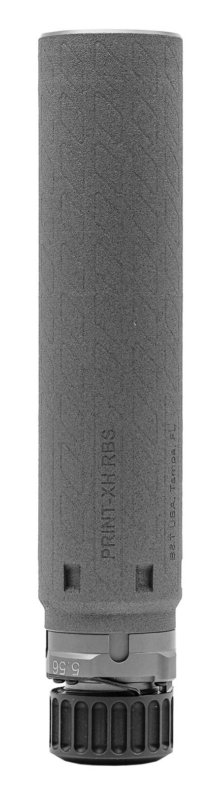 B&T XH-556 RBS Ti Suppressor | 5.56 3D Printed 10.5oz Surefire HUB