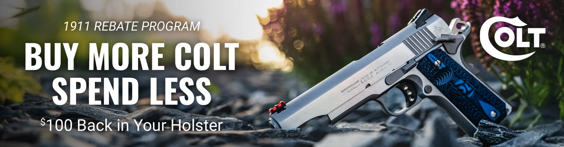 colt 1911 rebate banner