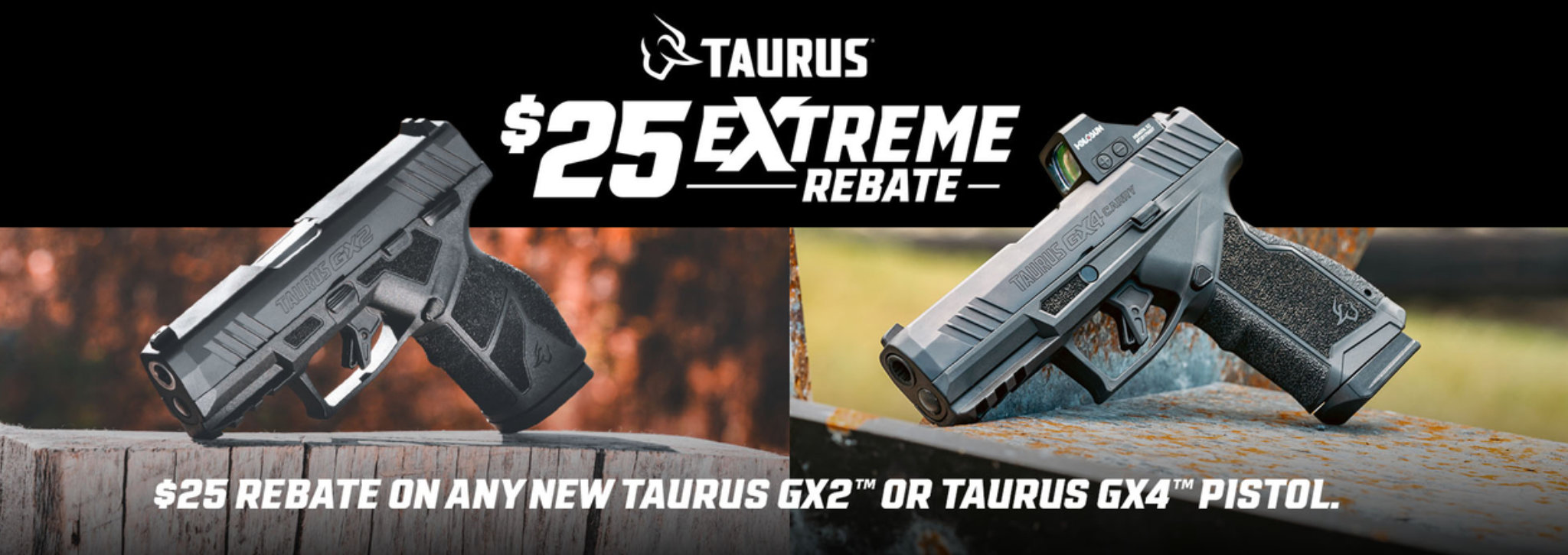 Taurus G Series Rebate Banner