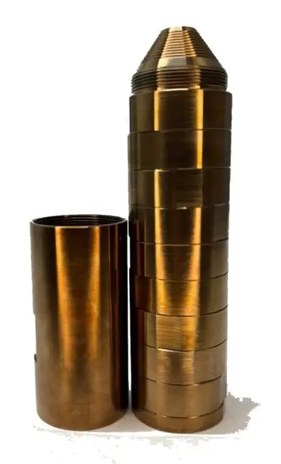 Tuna Cans Tuna Cans 9mm S 6-Baffle Stainless Steel Silencer