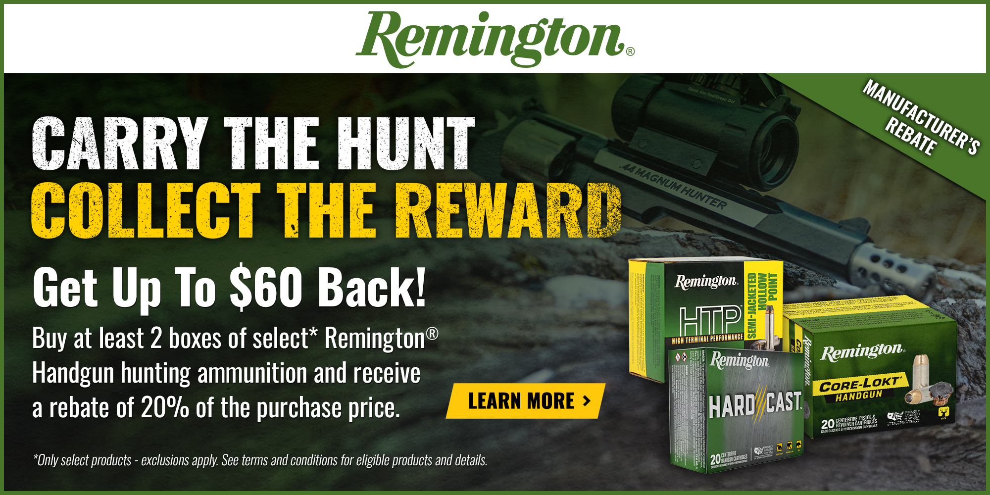 R13965 2000x1000 Remington Carry the Hunt Collect the Reward