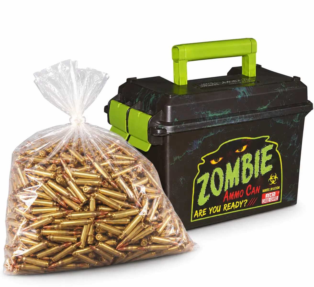 Winchester Lake City M193 5.56mm, 55gr FMJ, Ammunition 1000rd Zombie ...