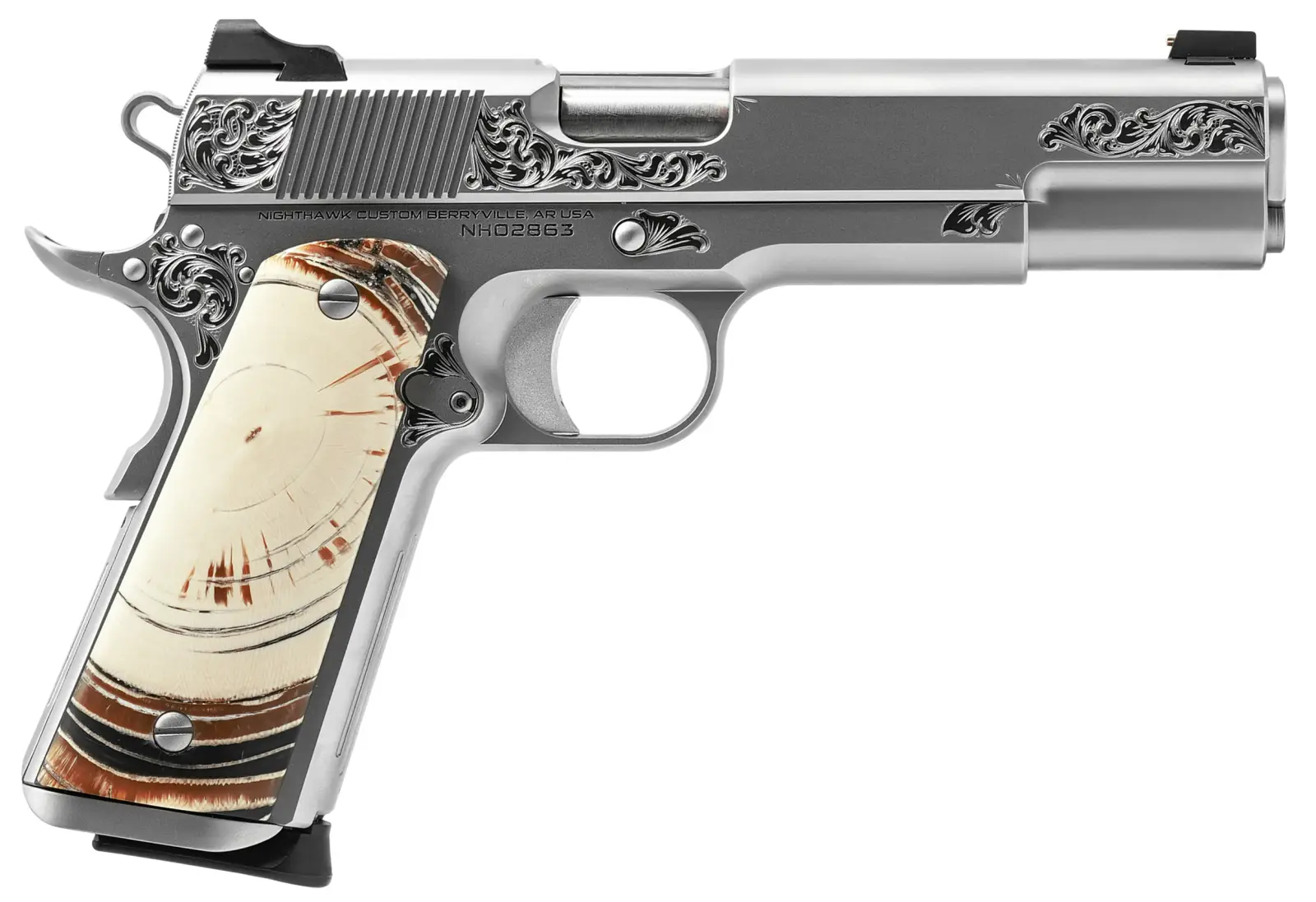 Visual Guide To Firearms Nighthawk VIP Silver Mammoth 1911 | BattleHawk Armory