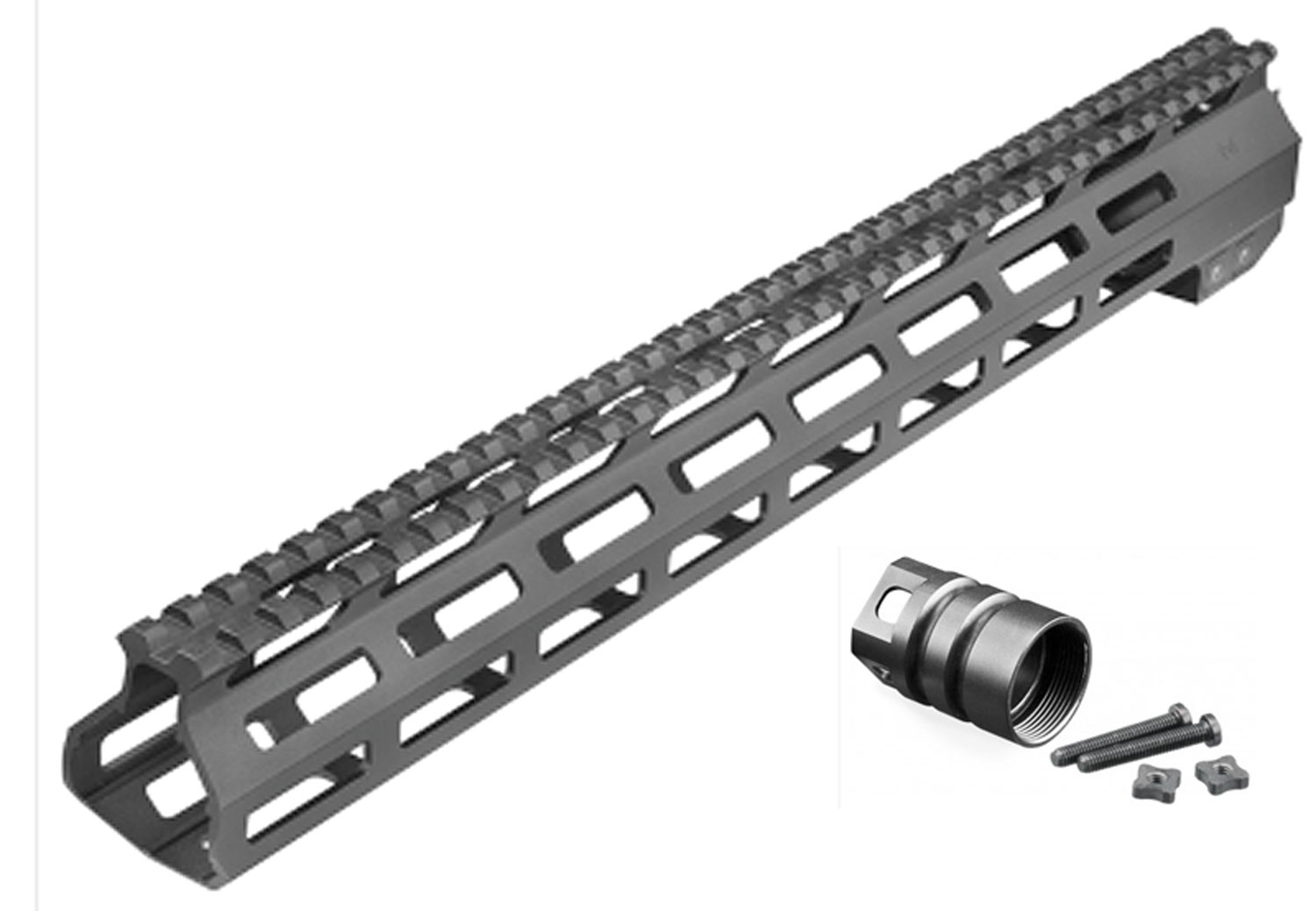 Aim Sports MTM13H308 AR MLok Handguard Rifle 6061T6 Aluminum Black